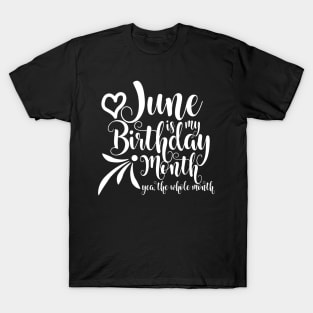 June Birthday T-Shirt